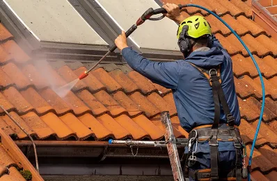 Démoussage et hydrofuge de toiture à Perreuil